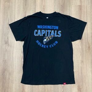 Washington Capitals Black Hockey Club Tee